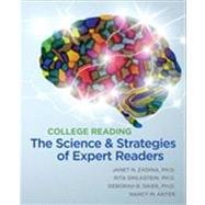 College Reading : The Science and Strategies of Expert Readers,9781111350017 College Reading : The Science and Strategies of Expert Readers,9781111350017