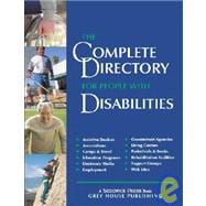 The Complete Directory for People With Disabilities 2003/04:..., 9781592370078