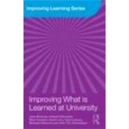 Improving What is Learned at University: An exploration of t..., 9780415480154