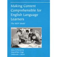 Making Content Comprehensible for English Language Learners : The SIOP Model,9780205290178 Making Content Comprehensible for English Language Learners : The SIOP Model,9780205290178