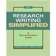 Research Writing Simplified A Documentation Guide Plus NEW MyCompLab -- Access Card Package,9780321890283 Research Writing Simplified A Documentation Guide Plus NEW MyCompLab -- Access Card Package,9780321890283
