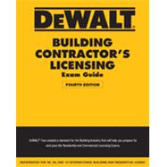 DEWALT Building Contractors Licensing Exam Guide: Based on 
