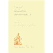 Care and Conservation of Manuscripts 13,9788763540339 Care and Conservation of Manuscripts 13,9788763540339