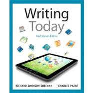 Writing Today, Brief Edition,9780205230402 Writing Today, Brief Edition,9780205230402