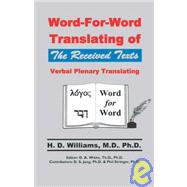 Word-For-Word Translating of The Received Texts, Verbal Plen..., 9781568480565