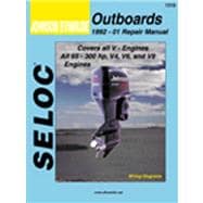 Johnson/Evinrude Outboards 1992-01 Repair Manual: All V-Engines, 65-300 Hp