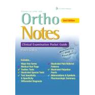 Ortho Notes : Clinical Examination Pocket Guide,9780803620674 Ortho Notes : Clinical Examination Pocket Guide,9780803620674