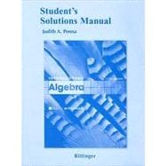 Student Solutions Manual for Introductory Algebra,9780321640703 Student Solutions Manual for Introductory Algebra,9780321640703