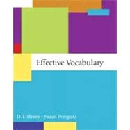 Effective Vocabulary,9780321410719 Effective Vocabulary,9780321410719