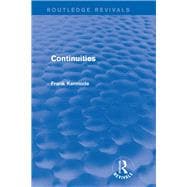 ISBN 9781138840720 product image for Continuities (Routledge Revivals) | upcitemdb.com