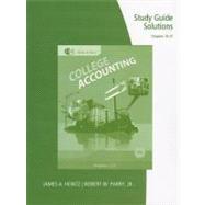 Study Guide Solutions, Chapters 16-27 for Heintz/Parry's College Accounting,9780538750738 Study Guide Solutions, Chapters 16-27 for Heintz/Parry's College Accounting,9780538750738