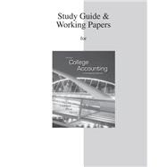 Study Guide/ Working Papers for College Accounting,9780077430740 Study Guide/ Working Papers for College Accounting,9780077430740