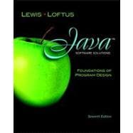 Java Software Solutions Foundations of Program Design plus M..., 9780132760775