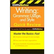 CliffsNotes Writing : Grammar, Usage, and Style Quick Review, 9780470880784
