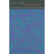 What Are Poets For? : An Anthropology of Contemporary Poetry..., 9781609380809
