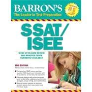 SSAT/ISEE: Secondary School Admissions Test/Independent School Entrance Exam,9780764140907 SSAT/ISEE: Secondary School Admissions Test/Independent School Entrance Exam,9780764140907