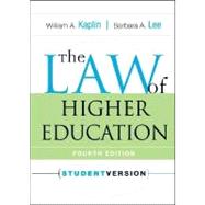 The Law of Higher Education,9780787970956 The Law of Higher Education,9780787970956