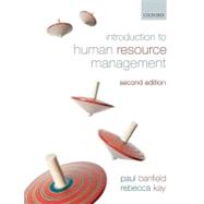 Introduction to Human Resource Management,9780199581085 Introduction to Human Resource Management,9780199581085