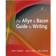 The Allyn & Bacon Guide to Writing,9780205721481 The Allyn & Bacon Guide to Writing,9780205721481