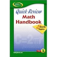 Quick Review Math Handbook: Hot Words, Hot Topics, Book 3, Student Edition,9780078601606 Quick Review Math Handbook: Hot Words, Hot Topics, Book 3, Student Edition,9780078601606