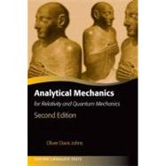 Analytical Mechanics for Relativity and Quantum Mechanics, 9780191001628