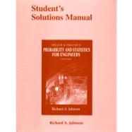 Student Solutions Manual for Miller & Freund's Probability a..., 9780321641694
