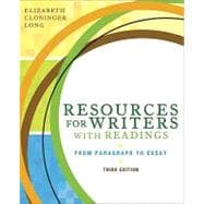 Resources for Writers with Readings,9780205651733 Resources for Writers with Readings,9780205651733