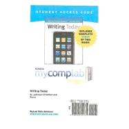 MyCompLab with Pearson eText -- Standalone Access Card -- for Writing Today,9780205751761 MyCompLab with Pearson eText -- Standalone Access Card -- for Writing Today,9780205751761