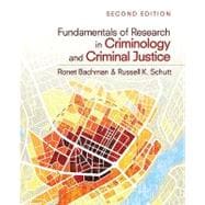 Fundamentals of Research in Criminology and Criminal Justice, 9781412991766