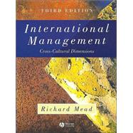 International Management: Cross-Cultural Dimensions, 3rd Edi..., 9780631231776