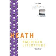 The Heath Anthology of American Literature: Contemporary Period: 1945 to the Present,9780547201801 The Heath Anthology of American Literature: Contemporary Period: 1945 to the Present,9780547201801