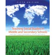 Teaching Social Studies in Middle and Secondary Schools