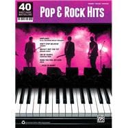 40 Sheet Music Bestsellers -- Pop and Rock Piano : Piano/Voc..., 9780739081860