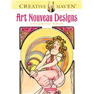 Creative Haven Art Nouveau Designs Coloring Book