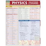 Physics Equations & Answers Quick Study Reference Guide,9781423201908 Physics Equations & Answers Quick Study Reference Guide,9781423201908