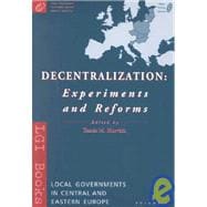 ISBN 9789630032100 product image for Decentralization: Experiments and Reforms Local Governments in Central and Easte | upcitemdb.com