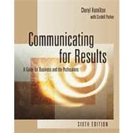 Communicating for Results With Infotrac: A Guide for Business and the Professions,9780534562236 Communicating for Results With Infotrac: A Guide for Business and the Professions,9780534562236