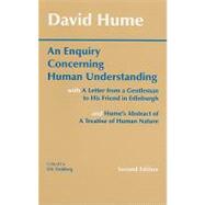 Enquiry Concerning Human Understanding : With Hume's Abstrac..., 9780872202290