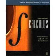 Student Solutions Manual for Stewart's Single Variable Calculus, 6th,9780495012344 Student Solutions Manual for Stewart's Single Variable Calculus, 6th,9780495012344