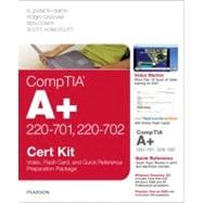 CompTIA A+ 220-701 and 220-702 Cert Kit Video, Flash Card an..., 9780789742438