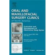 Evaluation and Management of Obstructive Sleep Apnea, an Iss..., 9781437712513