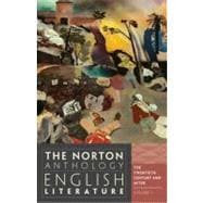 Norton Anthology of English Literature Vol. F : The Twentieth Century and After,9780393912548 Norton Anthology of English Literature Vol. F : The Twentieth Century and After,9780393912548
