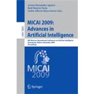 MICAI 2009: Advances in Artificial Intelligence : 8th Mexica..., 9783642052576