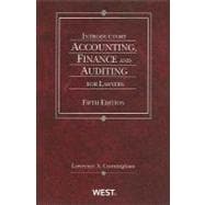 Introductory Accounting, Finance and Auditing for Lawyers, 9780314912602