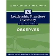 LPI: Leadership Practices Inventory Observer,9781118182741 LPI: Leadership Practices Inventory Observer,9781118182741