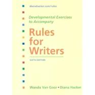 Best Developmental Exercises to Accompany Rules for Writers You Can Rent in October 2023