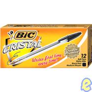 Ballpoint Pens,1.0mm,MediumPoint,ClearBarrel, Black Ink,PackOf12 Item#375006,9788888892894 Ballpoint Pens,1.0mm,MediumPoint,ClearBarrel, Black Ink,PackOf12 Item#375006,9788888892894