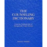Counseling Dictionary : Concise Definitions of Frequently Used Terms,9780130852922 Counseling Dictionary : Concise Definitions of Frequently Used Terms,9780130852922