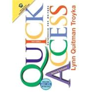 Quick Access Updates with 2001 APA Guidelines,9780130452962 Quick Access Updates with 2001 APA Guidelines,9780130452962