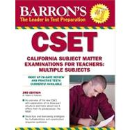 Barron's CSET: California Subject Matter Examinations for Te..., 9780764143113